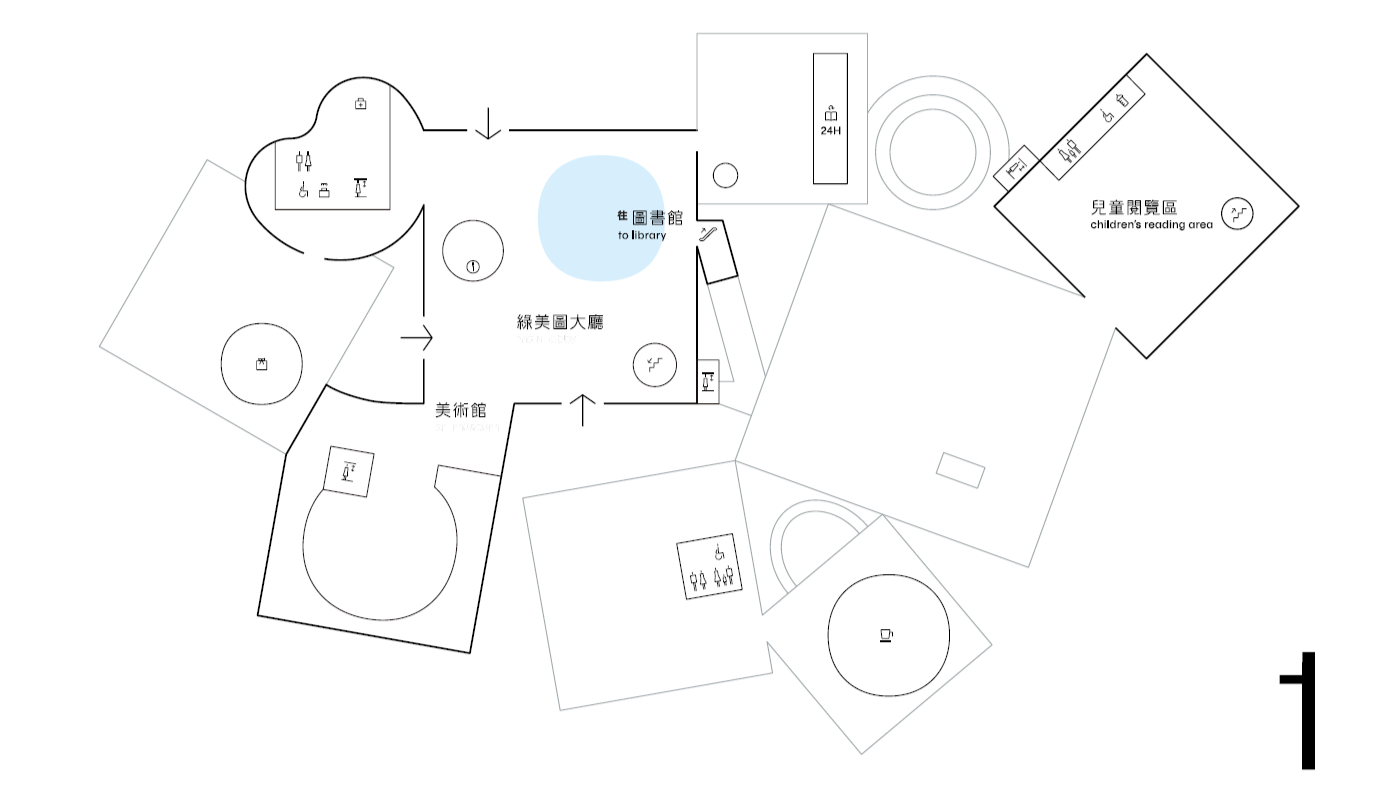 各樓層平面圖 - 1F